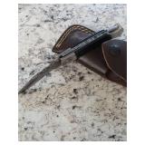 6 1/2' Hand Crafted Damascus Folding Knife 5-3a