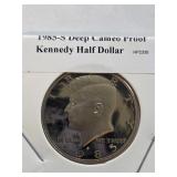 1985 S Deep Cameo Proof Kennedy Half Dollar 12-35