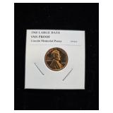 1960 Large Date SMS Proof Lincoln Memorial Penny
