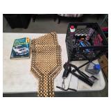 tools and seat cover lot. K-24