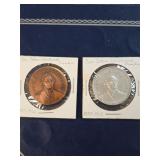 Sir John Coape Sherbrook Bronze+Aluminum Coins