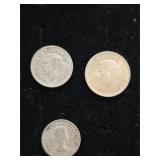 6.55 Grams Foreign Silver Coins K-13