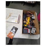 power tools, lights and drill bits. k-23