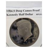 1984 S Deep Cameo Proof Kennedy Half Dollar 12-34