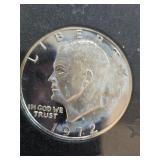 1972 S 40% Silver Proof Ike w Case and Box  M-23