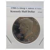 1980 S Deep Cameo Proof Kennedy Half Dollar 12-41
