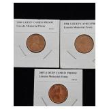 1980-81-2007 S SMS Deep Cameo Proof Lincoln Cents
