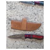 8 1/4' Hand Forged Full Tang Damascus Knife 5-15