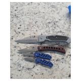 4 Frost Cutlery Folders Various Sizes 5-55