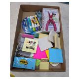 Post it and office lot. 5-24