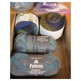 4 Skeins  Wool, Nylon   5-1s