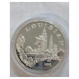 32 Gram 925 Silver Union Justice 1812 Louisiana