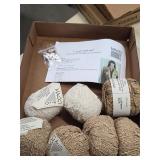 7 Skeins Mixed w Directions For Scarf 5-7s