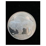 1 Troy Fine Silver HM Buffalo/Indian Head Round