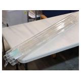 3 Lg Glass Tubes For Science 4ft. Long 2 3/4' Ends