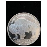 1 Troy Fine Silver HM Buffalo/Indian Head Round