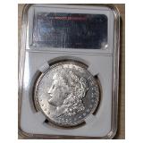 1921 D Morgan 90% Silver $1 Coin 5-8