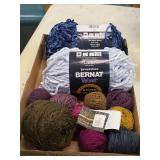 3+ Skeins Mixed Wool, Polyester   5-9s