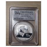 2014 CHINA  10 Yn Panda MS70 First Strike 5-3
