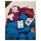7+ Skeins Wool, Acrylic, London Tweed  5-10s