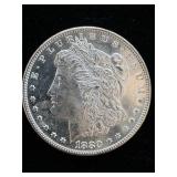 1880 S 90% Silver BU Morgan $1 Coin 9-13