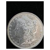 1879 P 90% Silver  Morgan $1 Coin 9-5