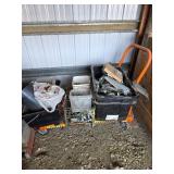 lot misc. hangers/carts/more