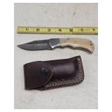 Hand Crafted Damascus Folder 5-8