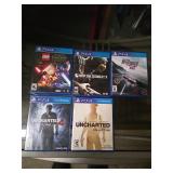 PS4 game lot. T2