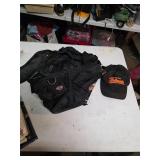 Harley bag and hat. T10