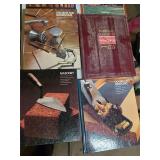 Fly tying, building, fitness books. T13