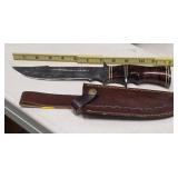 Hand Crafted Rat-Tail Damascus Knife  5-1