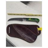 Hand Crafted Full Tang Damascus Hawk Bill Knife