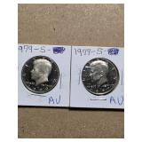 1979-77 S AU Kennedy 50 Cent Coins  12-34