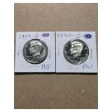 1999-98 S AU Kennedy 50 Cent Coins  12-29