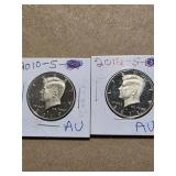 2010-12 S AU Kennedy 50 Cent Coins  12-26