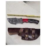 Hand Crafted Full Tang Damascus Tracker Knife 5-9
