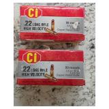 100 Rounds 22LR 40gr  High Velocity  8-3
