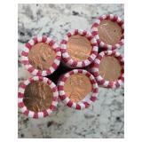 6 Rolls 2025 D BU Shield Pennies   5-C
