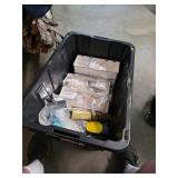 Large tub w/ pen kits, drill bits, more. 11-47