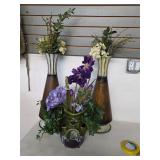 Vases with flowers. 45-12