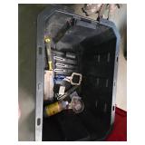 Mallot, clamps, more in box with lid. 11-37