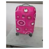 Pink hardcase carry-on w/360 wheels. 26-35