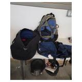 Duffle bag of hiking bags, gym bags, more. K63