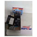 Walkie talkie, radios and more.