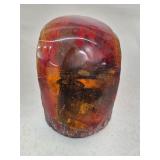 Large moth incased in amber. 25-13