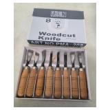 Woodcarving knife set. 11-23