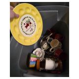 Alaska clay and ceramics in a tub. 8-6