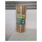 Cedar garden fence. 25-23