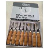Woodcarving knife set. 11-22
